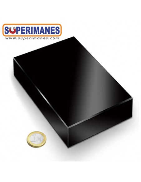 IMÁN NEODIMIO 111x90x20mm NEGRO