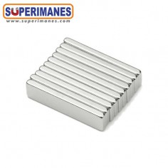 IMÁN NEODIMIO 25x6x2mm 150°C 2