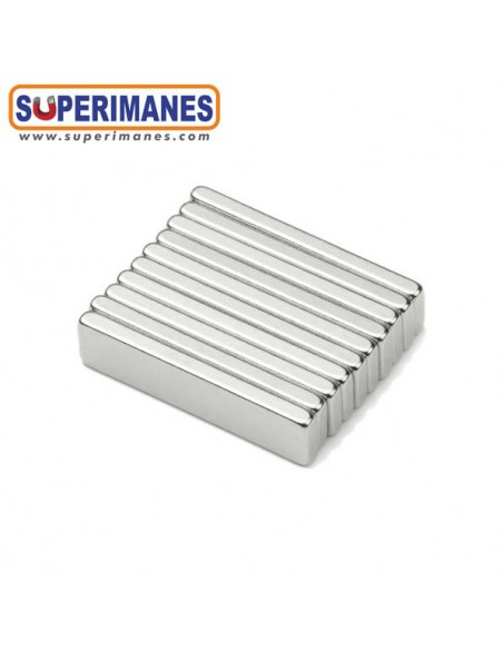 IMÁN NEODIMIO 25x6x2mm 150°C