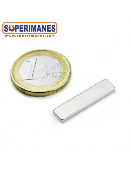 IMÁN NEODIMIO 25x6x2mm 150°C
