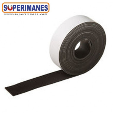 IMÁN CINTA BLANCA 40 MM, 1MM GROSOR