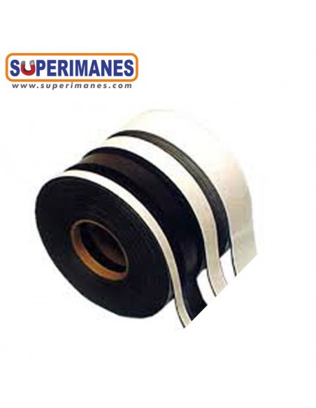 IMÁN CINTA BLANCA 40 MM, 1MM GROSOR