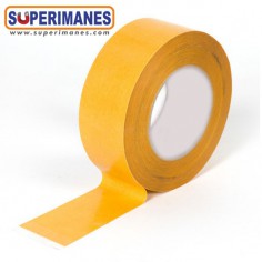 CINTA ADHESIVA 2 CARAS FILM PLÁSTICO 25M DE 50MM