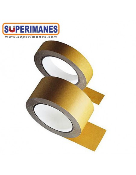 CINTA ADHESIVA 2 CARAS FILM PLÁSTICO 25M DE 50MM