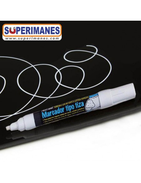 ROTULADOR DE TIZA BLANCO