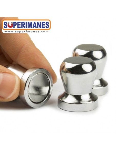 IMÁN MANGO GRANDE PLATEADO