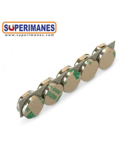 IMÁN NEODIMIO 15x3mm ADHESIVO