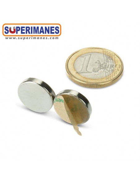 IMÁN NEODIMIO 15x3mm ADHESIVO