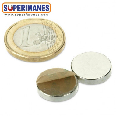 IMÁN NEODIMIO 15x3mm ADHESIVO