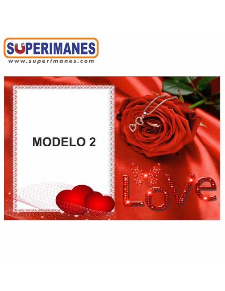 IMANES ESPECIAL ENAMORADOS 10x15cm