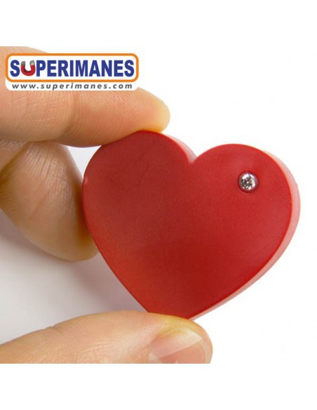 IMÁN CORAZÓN CON CIRCONITA