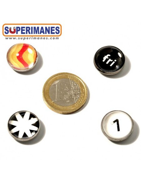 IMANES DECORATIVOS VIDRIO SET 6uds.