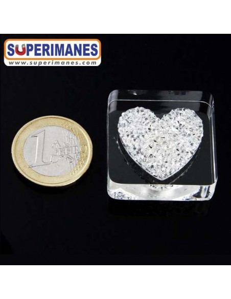 IMÁN DECORATIVO CORAZÓN SWAROVSKI 