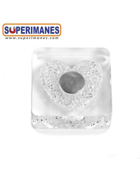 IMÁN DECORATIVO CORAZÓN SWAROVSKI 