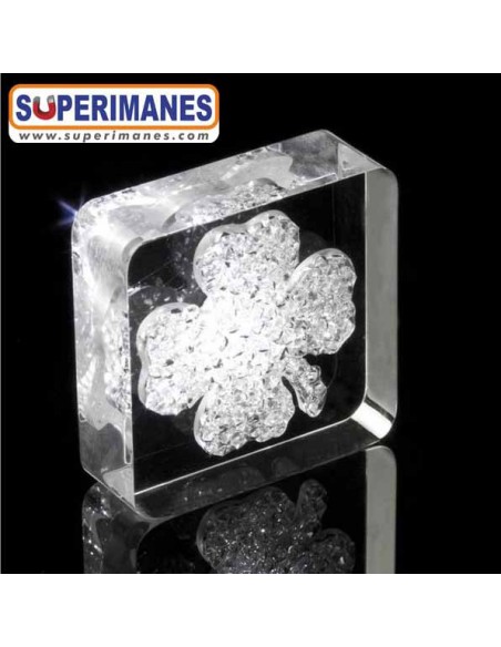 IMÁN DECORATIVO TREBOL SWAROVSKI