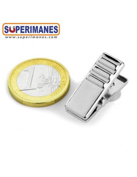 PINZAS MAGNÉTICAS CROMADAS