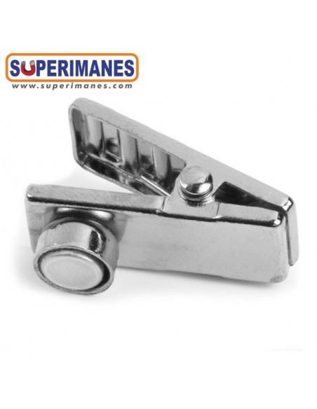 PINZAS MAGNÉTICAS CROMADAS
