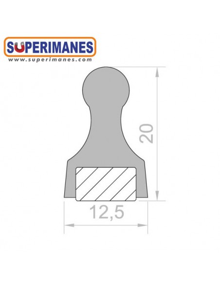 IMANES PEONES COLORES PACK 10 UND