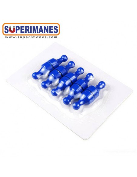 IMANES PEONES COLORES PACK 10 UND