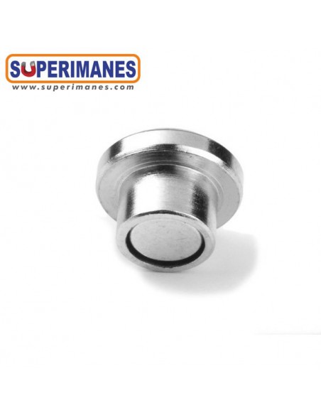 IMAN ACERO CON BORDE Ø 12