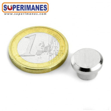 IMAN ACERO CON BORDE Ø 12