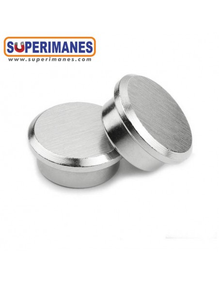 IMAN ACERO CON BORDE Ø 22
