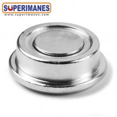 IMAN ACERO CON BORDE Ø 25 2