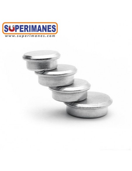 IMAN ACERO CON BORDE Ø 25