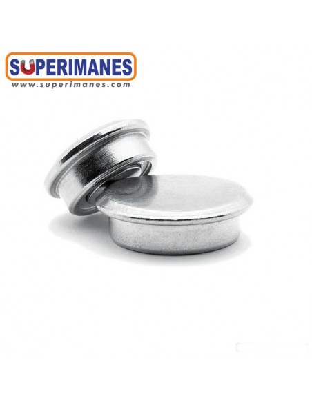IMAN ACERO CON BORDE Ø 30