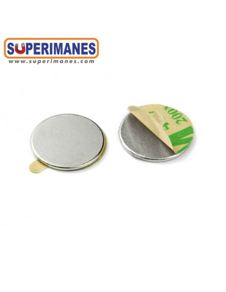 IMÁN NEODIMIO 13x1mm ADHESIVO