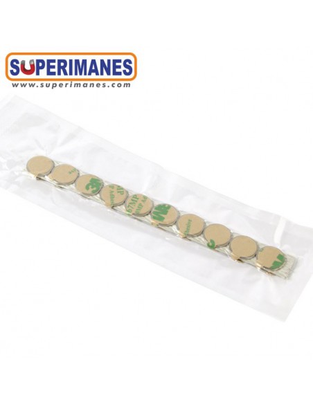 IMÁN NEODIMIO 13x1mm ADHESIVO