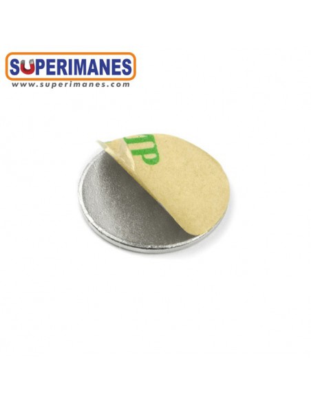 IMÁN NEODIMIO 13x1mm ADHESIVO
