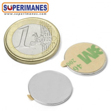 IMÁN NEODIMIO 18x1mm ADHESIVO