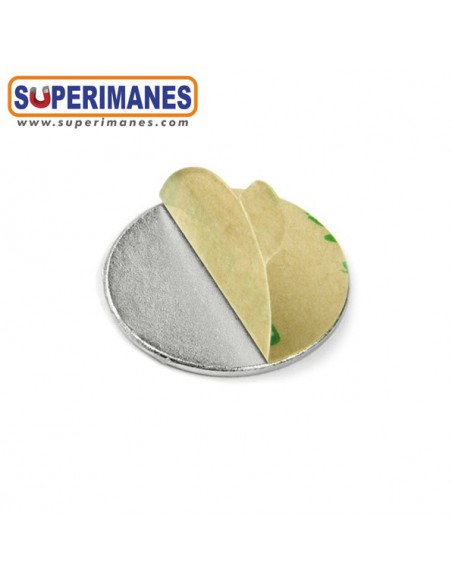 IMÁN NEODIMIO 18x1mm ADHESIVO