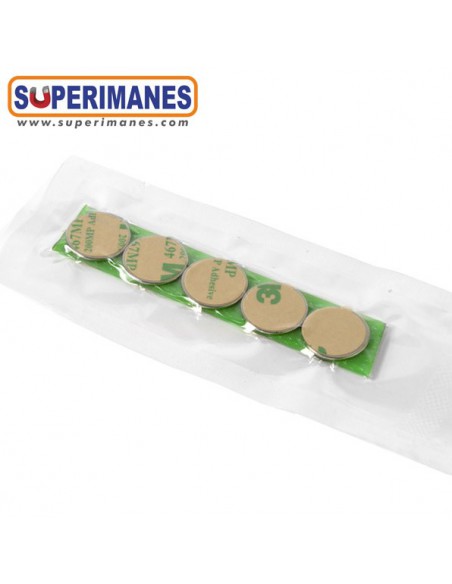 IMÁN NEODIMIO 18x1mm ADHESIVO