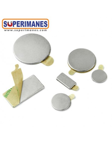 IMÁN NEODIMIO 18x1mm ADHESIVO