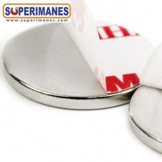 IMÁN NEODIMIO 18x2mm ADHESIVO 2