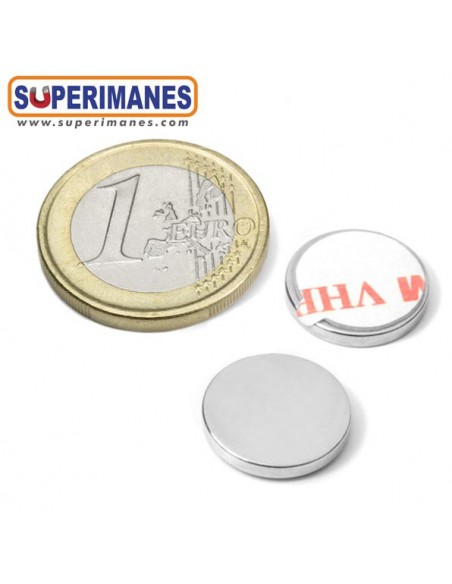 IMÁN NEODIMIO 15x2mm ADHESIVO
