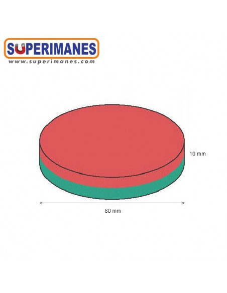 IMÁN NEODIMIO 60x10mm