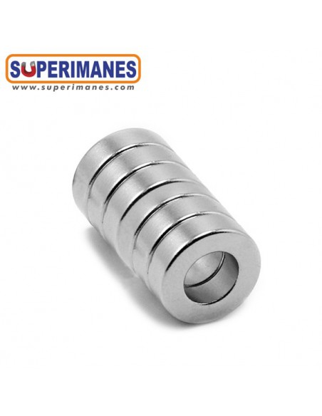 Aro neodimio 13/7mm, 4mm alto, A-13-07-04