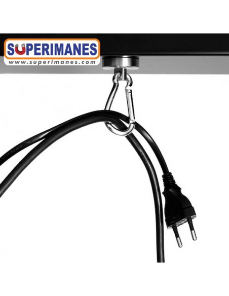 BASE MAGNÉTICA NEODIMIO Ø 32 mm MOSQUETÓN