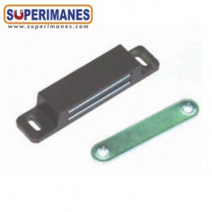 CIERRE PUERTA MAGNÉTICO 85x18x15MM MARRÓN
