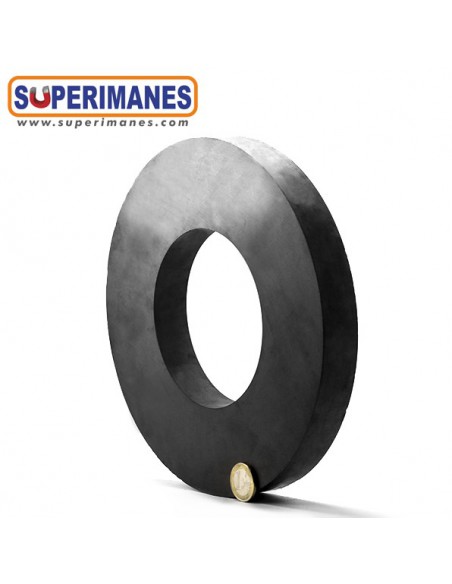 IMÁN FERRITA ARO Ø220/110mm, 25mm alto