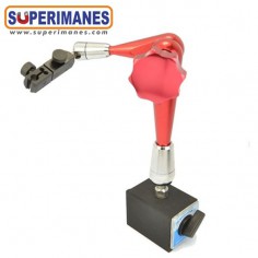 BASE MAGNÉTICA BRAZO ARTICULADO ROJO