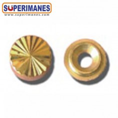 EMBELLECEDOR TORNILLO ESTRIADO Ø 12MM LATÓN 2