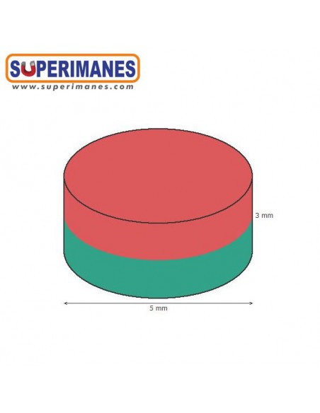 IMÁN NEODIMIO 5x3mm