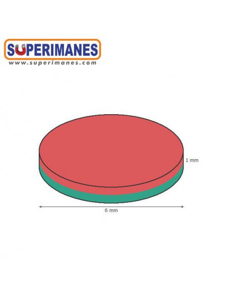 IMÁN NEODIMIO 6x1mm