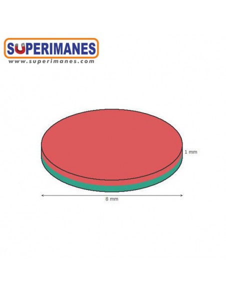 IMÁN NEODIMIO 8x1mm