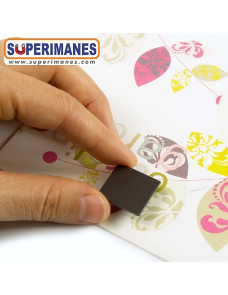 CUADRADO MAGNÉTICO ADHESIVO 20x20mm