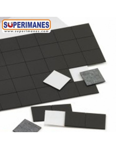 CUADRADO MAGNÉTICO ADHESIVO 20x20mm